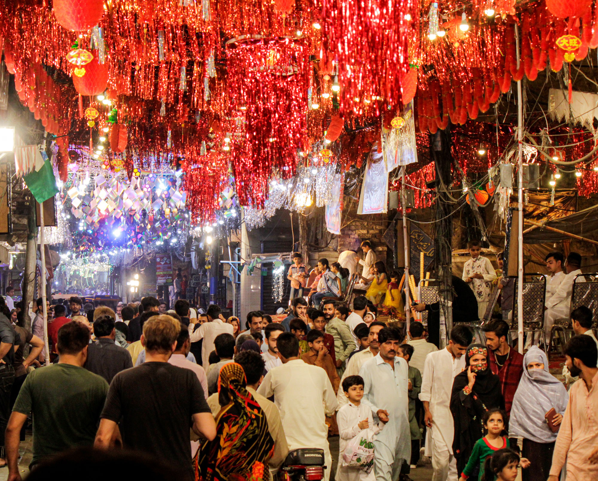 Decorated Street in Bhatti Gate, Lahore